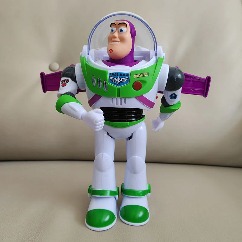 Nuovo disponibile Toy Story Buzz Lightyear Robot da passeggio elettrico bambola Action Figure Pixar modello giocattolo adatto per regalo di compleanno per bambini