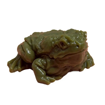 Rana Antistress in Legno Spremi Ornamento da Scrivania Divertente Regalo per Festa e Compleanno