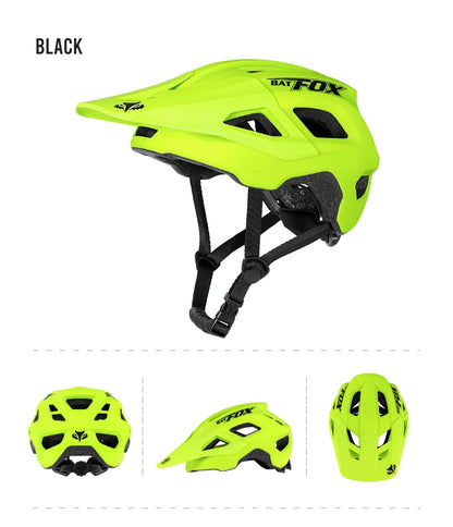 Casco Da Bicicletta Batfox Speedframe MTB Leggero Con Certificazione CE Aerodinamico E Protezione Affidabile