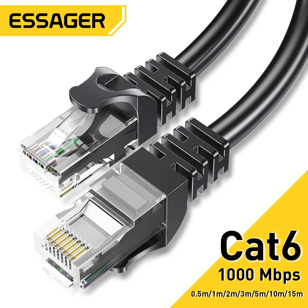 Cavo Ethernet Cat6 UTP RJ45 5m 10m 15m Per Router Portatile E Computer Ad Alta Velocità