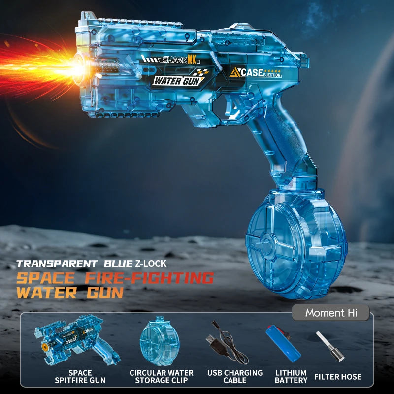 Pistola Ad Acqua Elettrica Potente Per Esterni Blaster Acqua Spruzzi Per Spiaggia E Giochi Estivi
