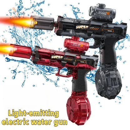 Pistola Ad Acqua Elettrica Con Led E Sensore Automatico Giocattolo Estivo Per Bambini Piscina E Spiaggia
