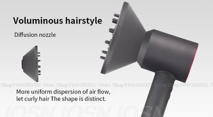 Accessorio Professionale Senza Lame per Asciugacapelli Dyson, Ioni Negativi, Asciugatura Rapida, Potente, per Casa, con Funzione Anti-Crespo, Elettrico