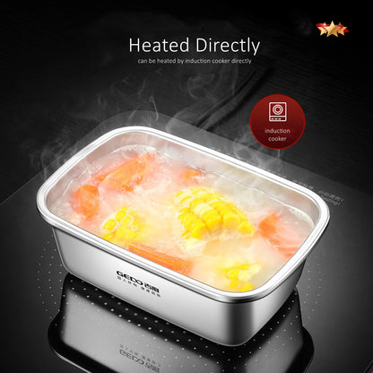 Contenitore Per Alimenti In Acciaio Inox 304 Lfgb Sottovuoto Leggero Capacità da 500ml a 1600ml