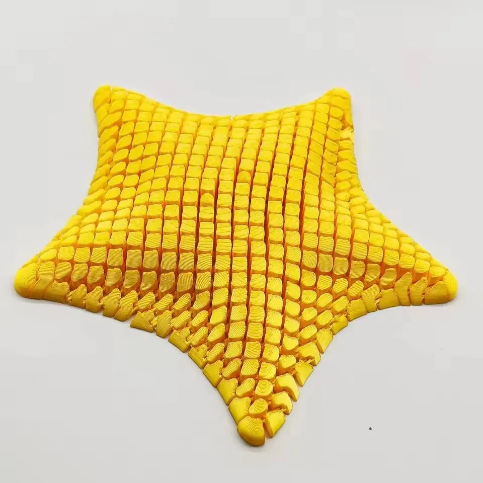 Giocattolo Antistress Stella Marina Articolata 3D Stampato Flessibile Con Giunti Decorazione Scrivania Marino