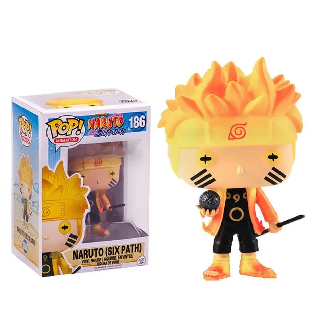 Funko Pop Naruto Uzumaki Sasuke Uchiha Con Kyuubi Figura Pvc 10 Cm Collezione Paese Del Fuoco Edizione