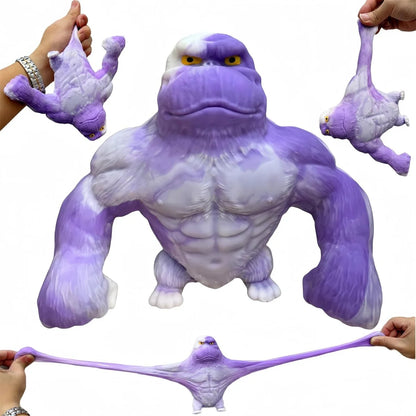 Squishy Scimmia Giocattolo Elastico Colla Riempito di Gomma Gorilla Elastico Estensibile Autismo Decompressione Giocattolo Adulti Bambini Regalo