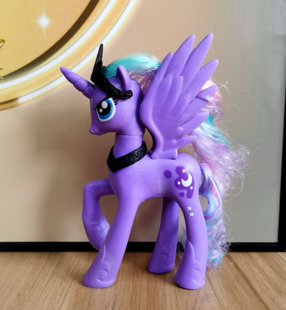 Set di giocattoli My Little Pony Fluttershy Rainbow Dash Twilight Sparkle Princess Cadence Luna Regalo a mano