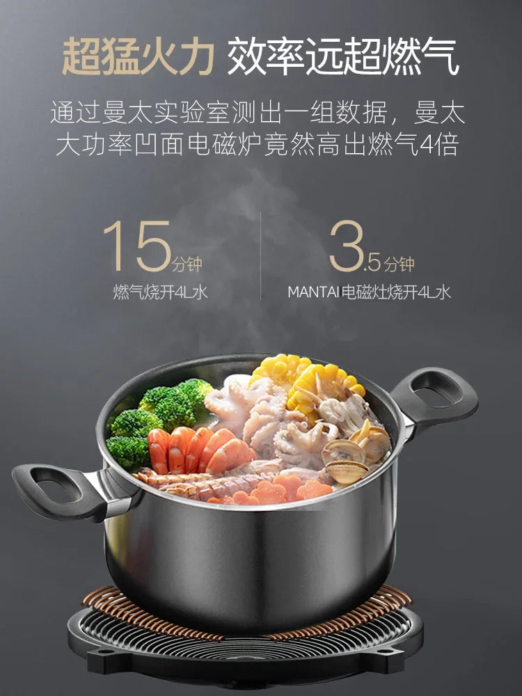 Fornello A Induzione Domestico 3500W Impermeabile Cucina Efficiente E Versatile Per Preparazioni