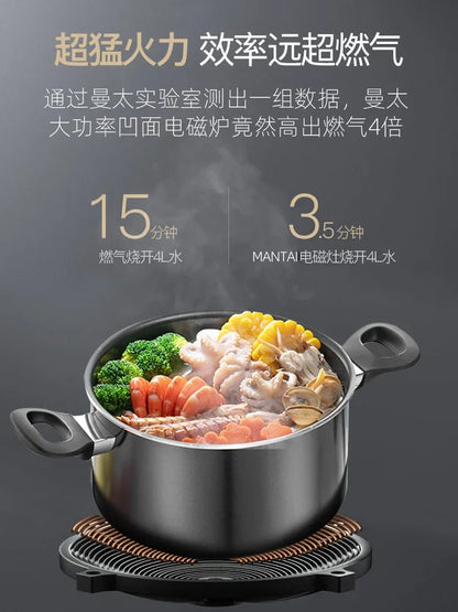 Fornello A Induzione Domestico 3500W Impermeabile Cucina Efficiente E Versatile Per Preparazioni
