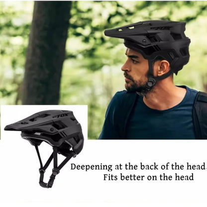 Casco Da Bicicletta Batfox Speedframe MTB Leggero Con Certificazione CE Aerodinamico E Protezione Affidabile