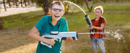 Pistole ad acqua elettriche per adulti Potente spruzza d'acqua automatica Aspirazione d'acqua Blasters Estate Giocattolo da spiaggia all'aperto per ragazzi Regalo per bambini