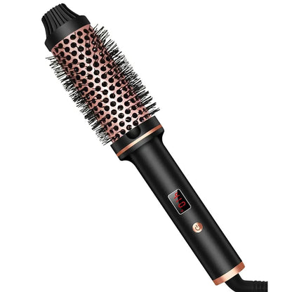 Piastra per capelli ionica 3 in 1 Ferro arricciacapelli professionale Spazzola per acconciature riscaldata Spazzola termica antiscottatura Bacchetta arricciacapelli