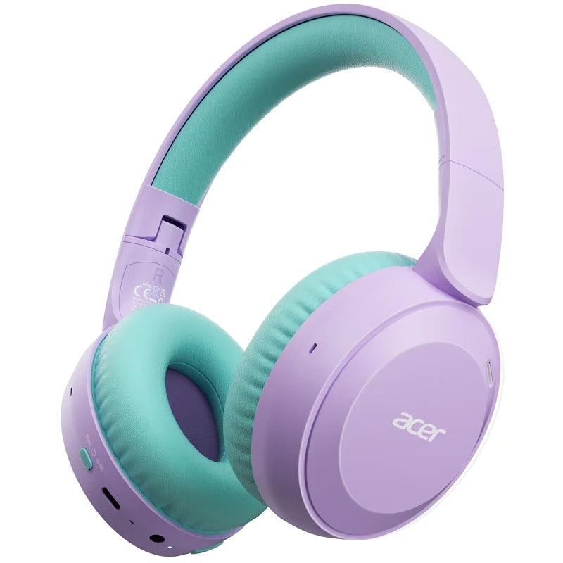 Cuffie Bluetooth 6.0 Per Bambini, Volume Limite 85/94 dB, Leggere, Wireless Over Ear Con Microfono Integrato
