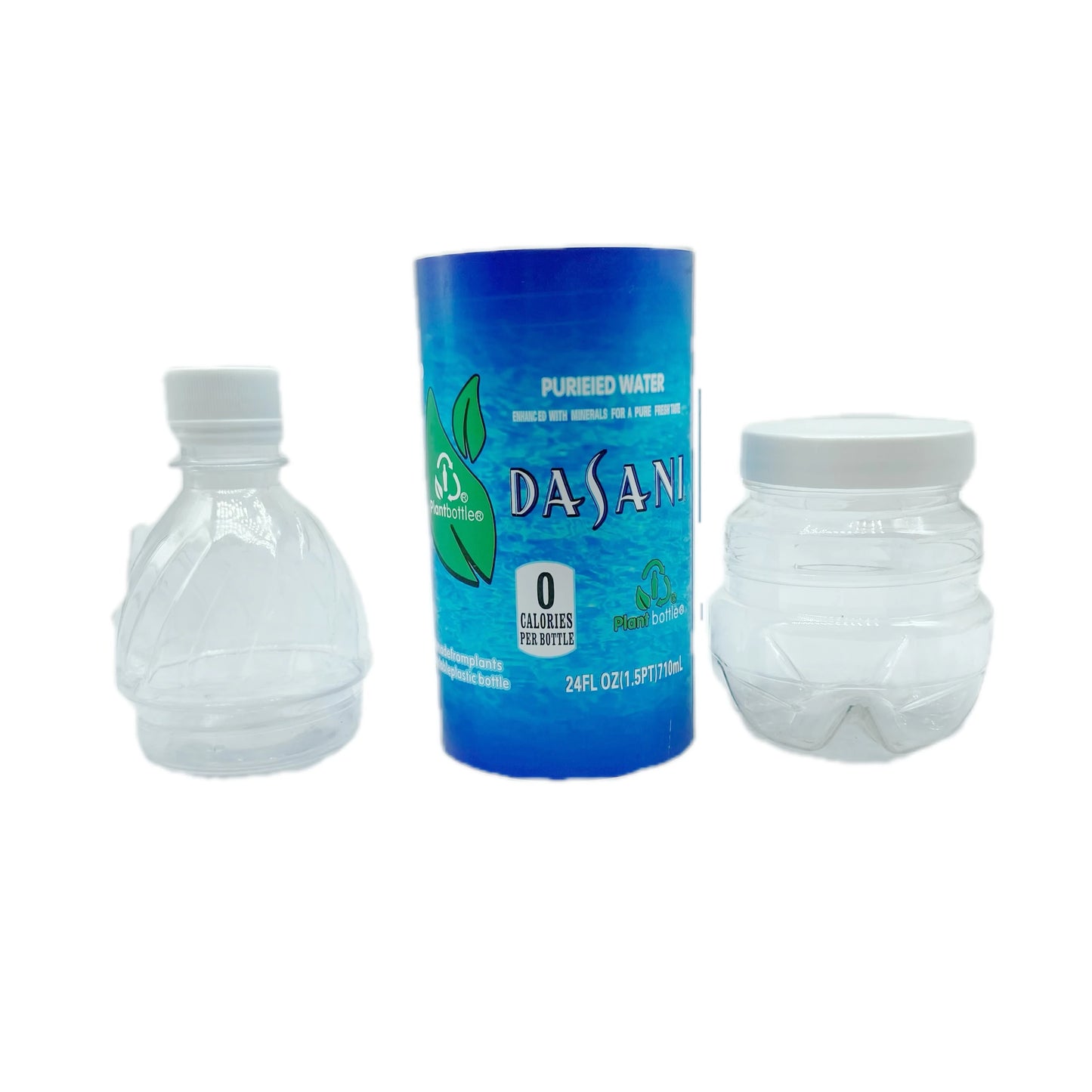 Dasani Stash Bottiglia Riutilizzabile, Sicura e a Prova di Odore, Uso Alimentare, Design Moderno