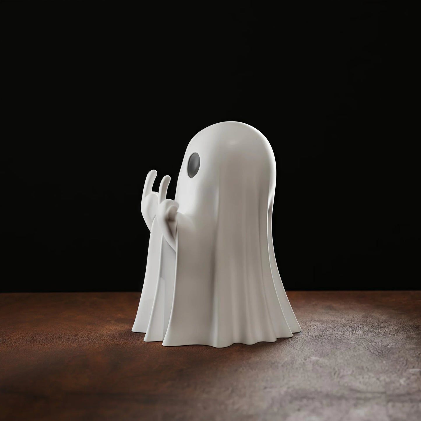 Statua Fantasma Con Dito Medio Per Halloween Decorazione Per Casa Centrotavola Da Tavolo Adorabile Figura Horror