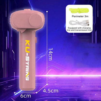 Lanciacorda Luminoso Con Luci Led Elastico Volante Per Esterni Gioco Divertente