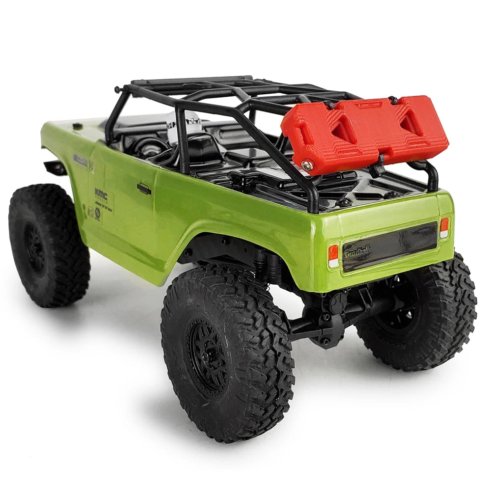 Decorazione Auto RC Mini Jack Stand Con Gancio Rimorchio E Rete Per Bagagli 1 18 E 1 24 Scale