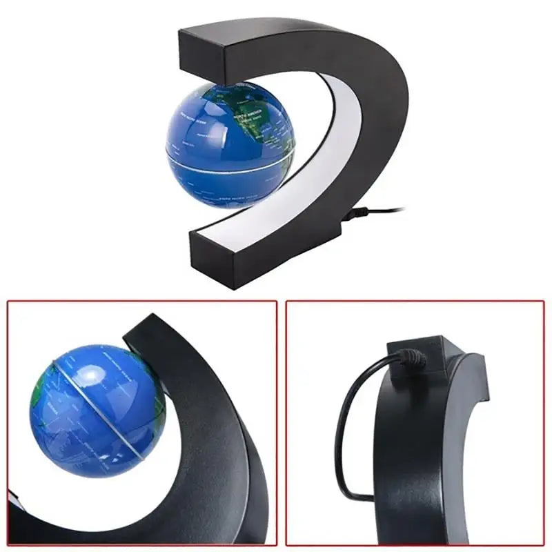Globo a Levitazione Magnetica con Mappa del Mondo Led Sfera Decorativa per Casa Regalo di Compleanno