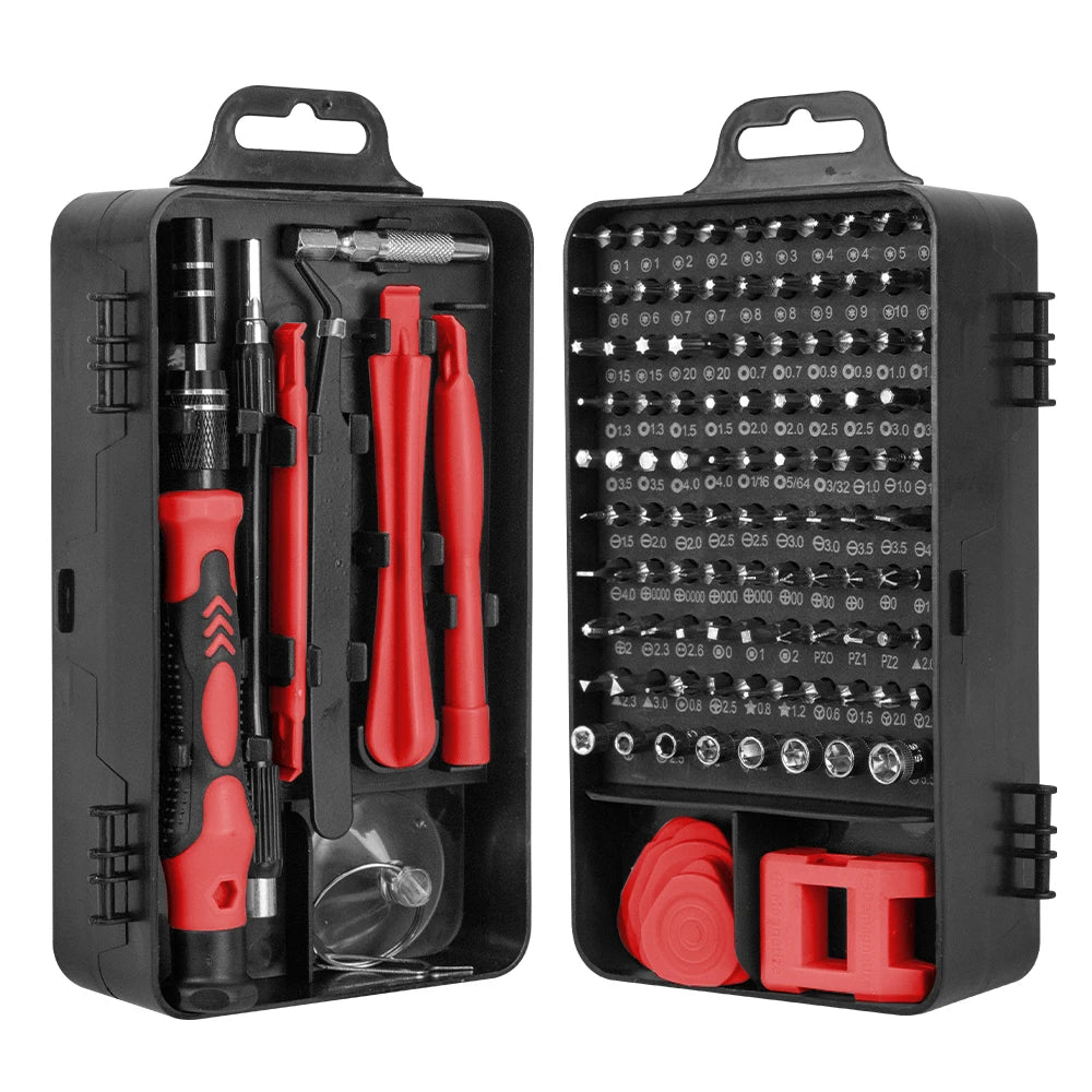 Set Cacciaviti Di Precisione 115 In 1 Magnetici Per Riparazioni Laptop MacBook Smartphone