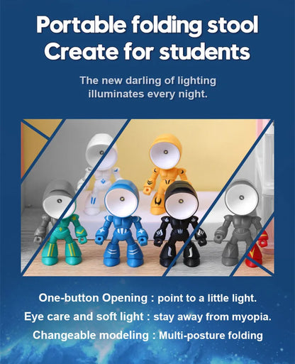 Luce Notturna LED A Forma Di Eroe Dei Cartoni Animati Lampada Da Tavolo Per Cameretta Regalo Bambini