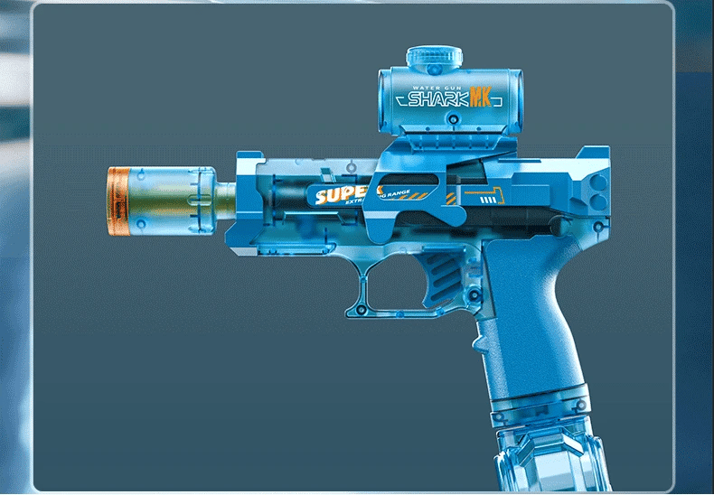 Pistola Ad Acqua Elettrica Con Sensore Automatico E Luci Giocattolo Estivo Per Bambini Sulla Spiaggia