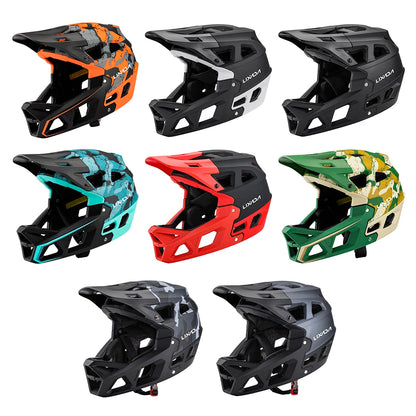 Casco Integrale Per Bici Da Montagna Discesa Adulti Protezione Elevata Leggerezza Comfort