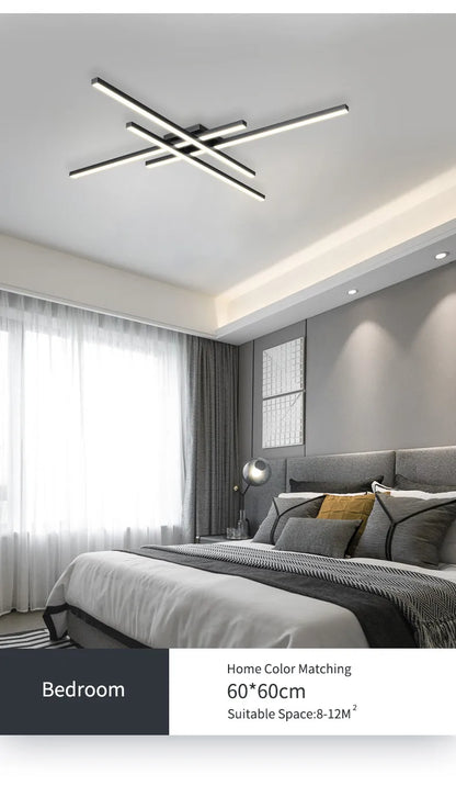 Plafoniera Moderna In Alluminio Spazzolato Per Soggiorno E Camera Da Letto Luce Diffusa Design Minimalista