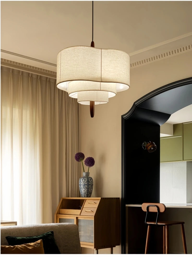 Lampada a Sospensione Medievale in Stile Nordico Romantico per Soggiorno e Studio