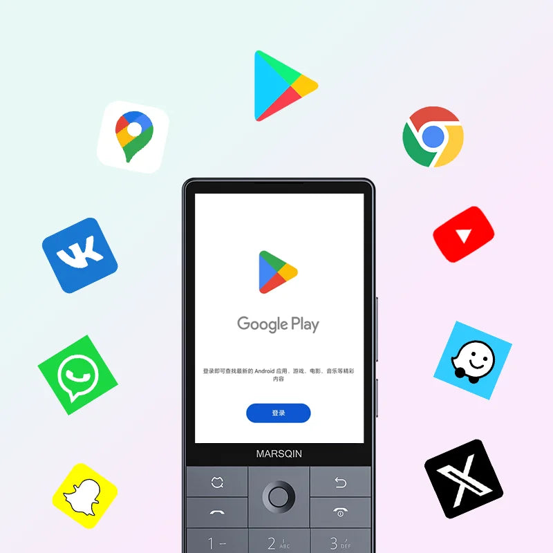 Qin F25 MTK8786 Non sbloccare Google Play Android 14 Schede SIM doppie 6 GB + 128 GB 2700 mAh WIFI Bluetooth Touch Schermo da 3,54 pollici
