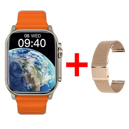 Nuovo Smartwatch 2026 Watch 10 Ultra 49mm con NFC, GPS, Chiamate Bluetooth, Musica BT, Giochi e Ricarica Wireless per Uomo e Donna