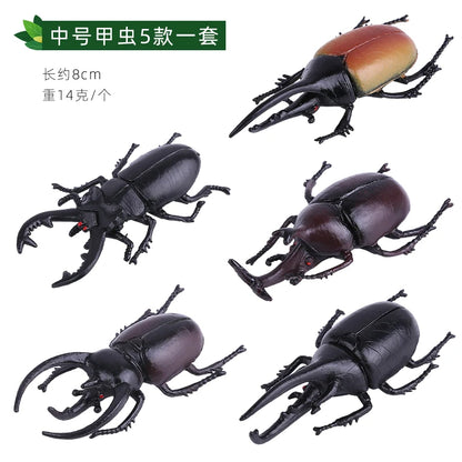 Modello Insetti Realistici Scarabeo Giocattolo Educativo Per Halloween Spavento Gag Novità