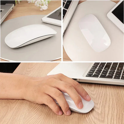 Mouse Wireless Dual Mode Bluetooth Sottile Ergonomico Ricaricabile Con Funzione Touch Per MacBook Air Pro PC Laptop