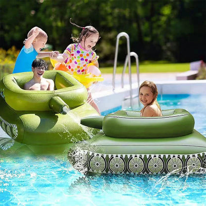 Serbatoio Gonfiabile In PVC Per Battaglie D Acqua Con Pistola Ad Acqua Da Gioco In Piscina