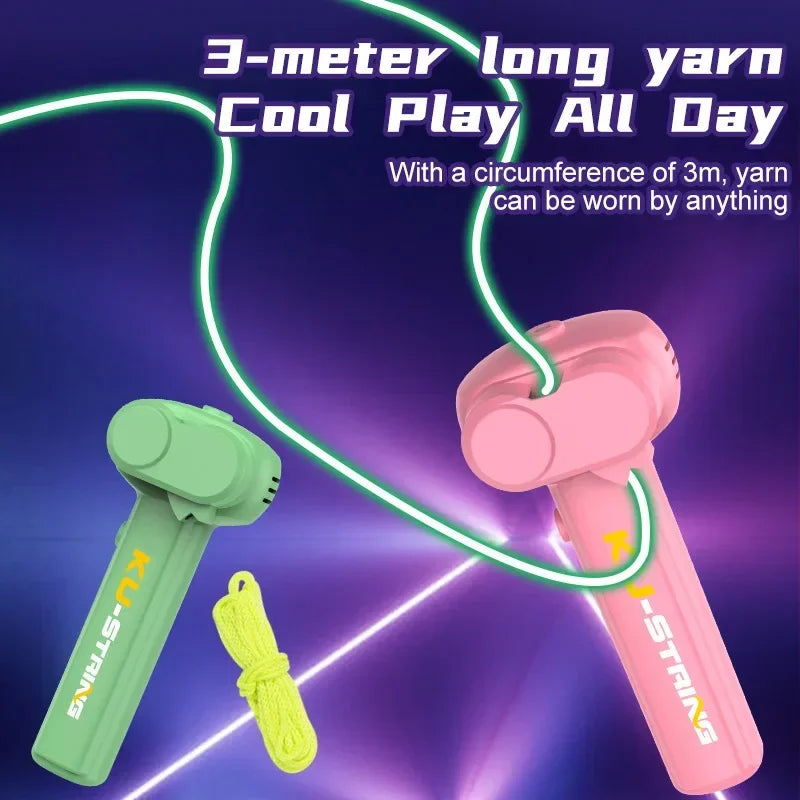 Lanciatore Di Corda Luminoso Per Bambini Lasso Interattivo Portatile Per Giochi E Decompressione