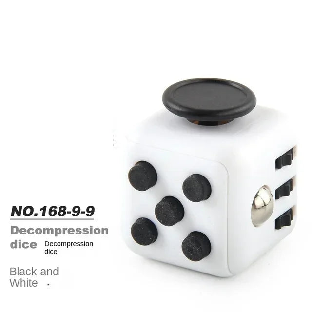 Dadi Di Decompressione Fidget Monocolore Per Sollievo Dallo Stress Rilascio Ansia Adulti E Bambini