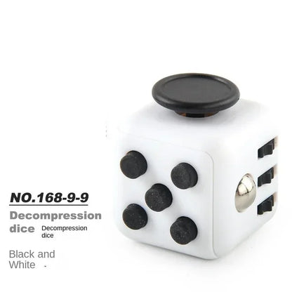 Dadi Di Decompressione Fidget Monocolore Per Sollievo Dallo Stress Rilascio Ansia Adulti E Bambini
