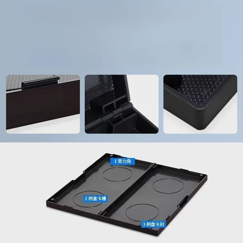 Set Go Da Tavolo Pieghevole Con Pietre Magnetiche Gioco Weiqi Tradizionale Portatile Per Adulti E Adolescenti