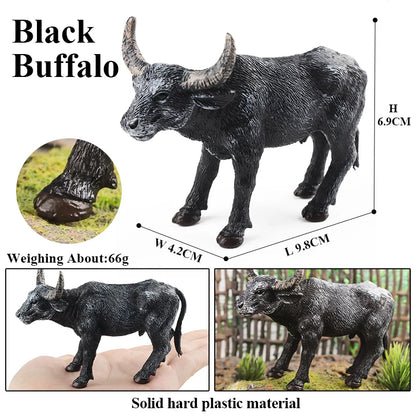 Oenux Modello Fattoria Fauna Selvatica Figurine Animali Per Bambini Regalo Educativo Interattivo