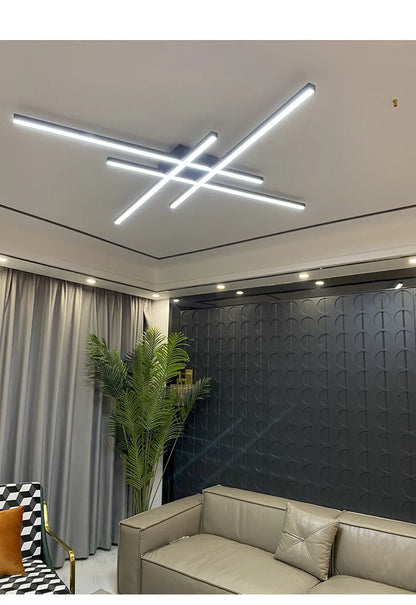 Plafoniera Moderna In Alluminio Spazzolato Per Soggiorno E Camera Da Letto Luce Diffusa Design Minimalista