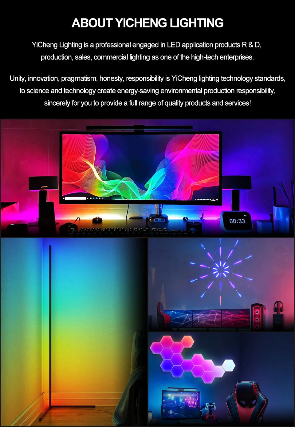 Lampada Da Terra Tuya Rgb 180 cm Bianca, Smart Con App E Telecomando, Illuminazione Led Moderna E Atmosferica