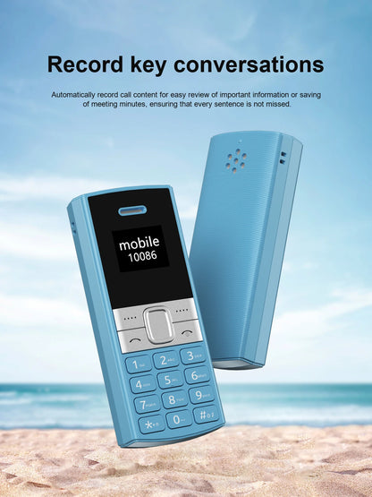 Servo BM150 Telefono Cellulare Mini Due Sim Registrazione Automatica Chiamate Blocco Lista Nera