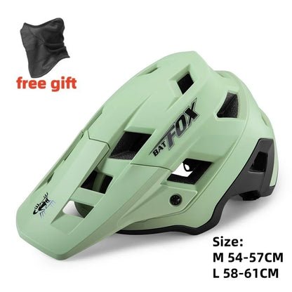 Casco Da Bicicletta Batfox Speedframe MTB Leggero Con Certificazione CE Aerodinamico E Protezione Affidabile