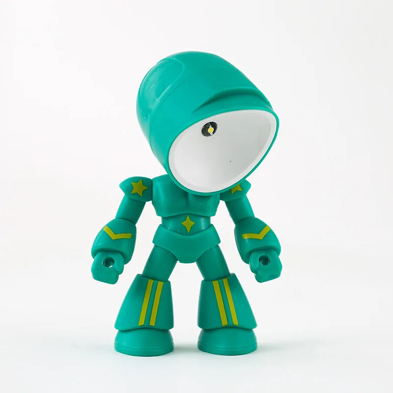 Luce Notturna LED A Forma Di Eroe Dei Cartoni Animati Lampada Da Tavolo Per Cameretta Regalo Bambini