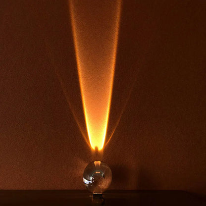 Lampada Da Tavolo Design Italiano Led Cristallo Eye Of The Sky Luce Notturna Per Soggiorno E Camera Da Letto