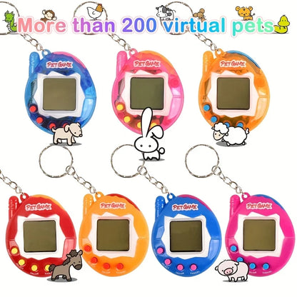 1PC Animali Elettronici Trasparenti Nostalgici 168 Animali Domestici In Uno Virtuale Cyber Digitale Nostalgico Giocattoli Divertenti Pixel Gioco Divertente