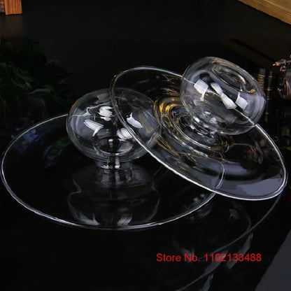 Piatto Trasparente Da 18 Cm Per Sushi Dessert Catering Frutta Insalata Degustazione Qualità Alta