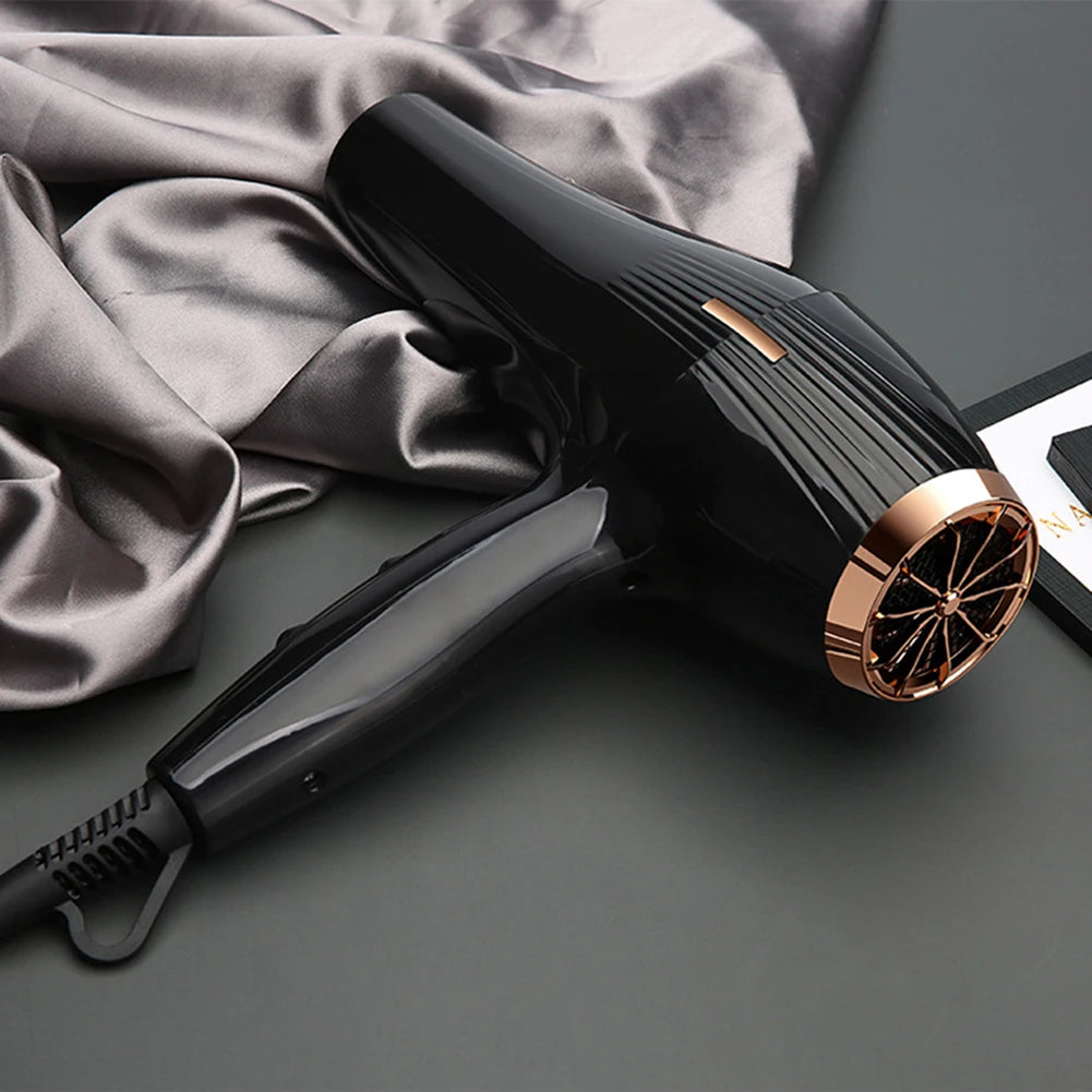 Asciugacapelli 6 in 1 ad alta potenza e basso rumore, potente asciugacapelli a vento caldo e freddo ad asciugatura rapida per lo styling dei capelli in viaggio a casa