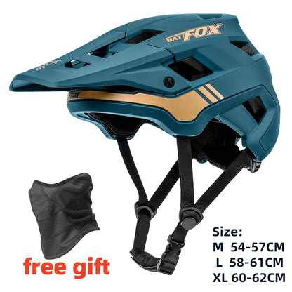Casco Da Bicicletta Batfox Speedframe MTB Leggero Con Certificazione CE Aerodinamico E Protezione Affidabile