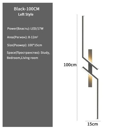 Lampada Da Parete A LED Per Camera Da Letto E Soggiorno Sconce Minimalista Con Illuminazione Uniforme